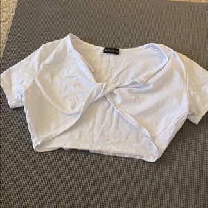 Twist Tie Crop Top